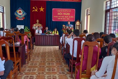 Hội nghị CB, CC, VC, NLĐ trường THCS Nguyễn Văn Trỗi năm học 2022-2022