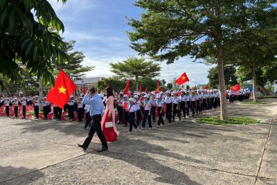 Hòa chung không khí của cả nước, thầy và trò trường THCS Nguyễn Văn Trỗi đón chào năm học mới 2023-2024.